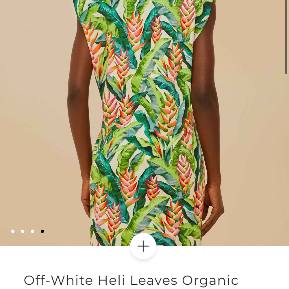 FARM Rio Vibrant Leaf Print Mini Dress - Picture 2 of 4